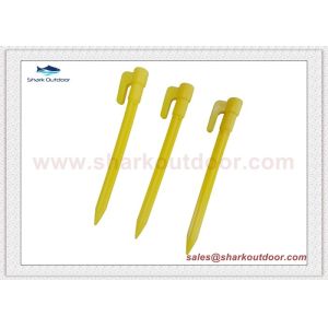 China Hot selling lightweight plastic tent peg for beach tent large tent 6 in. on sale