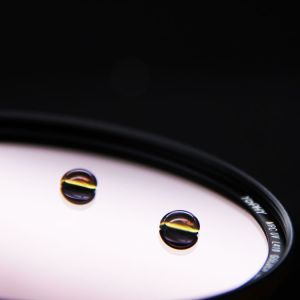 DSLR Lens UV Filter Gold Ring Aluminum Alloy Frame Optical Glass UV Filters for