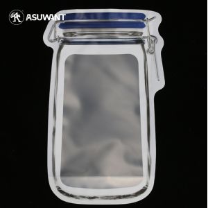 Gravure Printing CMYK MOPP Frosted Snack Food Bags With Window