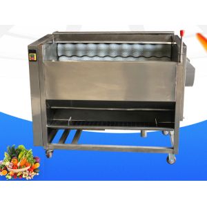 Dust Remove SS304 Potato Peeling Cylindrical Roller Brush