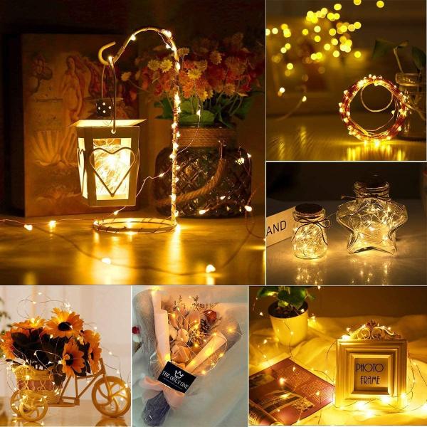 Waterproof Copper Wire Star Lights 10m For Bedroom Christmas Classroom Decor