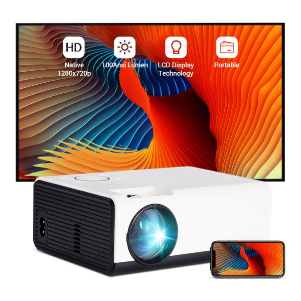 Buy Portable Mini LED Video Home Theater Projectors Full HD 1080P Smart Movie Cinema Lcd Outdoor Projector 4k at wholesale prices