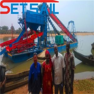 128-176PCS Customized River Diamond Excavation Bucket Chain Gold Dredger for Sea