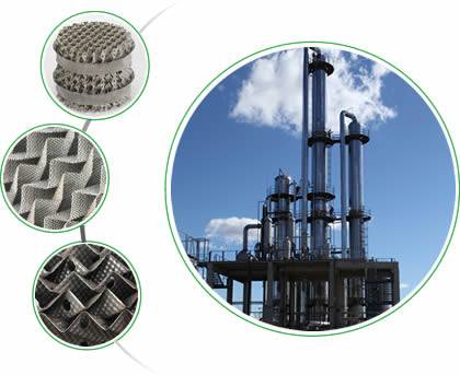 SS304 Structured Tower Packing 250㎡/m3 for Mass Transfer