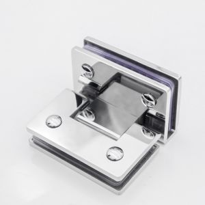 Stainless Steel Hinge Clamp Glass to Glass Bisagra Ducha para Vidrio for 8-12mm