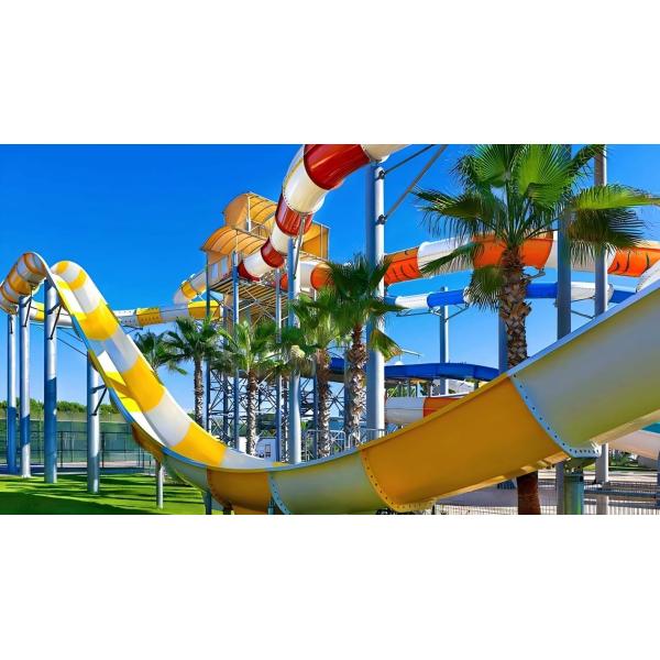 Outdoor Swimming Pool Fiberglass Water Fun Game Slide