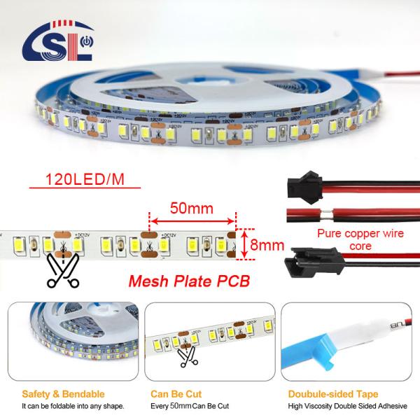 Bluetooth Connectivity Technology IP20 SMD2835 LED Strip Light with Super Brightness