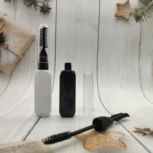 Matte Gold Double Extension Beauty Plastic Mascara Tubes 10ml