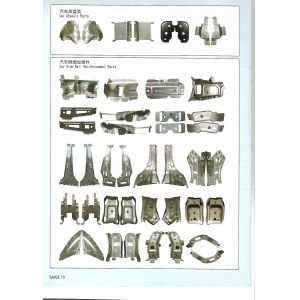 TC4 Brass Aluminum Car Stamping Parts with galvanized silver plated