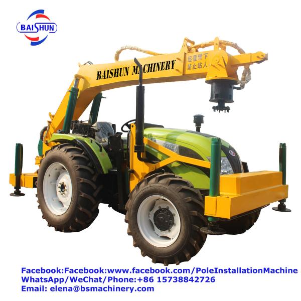 Buy Electric Power Excavator Post Hole Borer / Hydraulic Tractor Earth Auger at wholesale prices