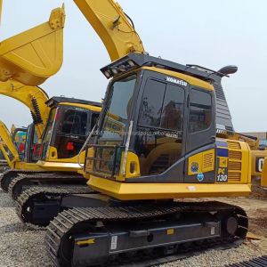 48 kW Komatsu PC130 Excavator Used in Shanghai Good Condition Secondhand