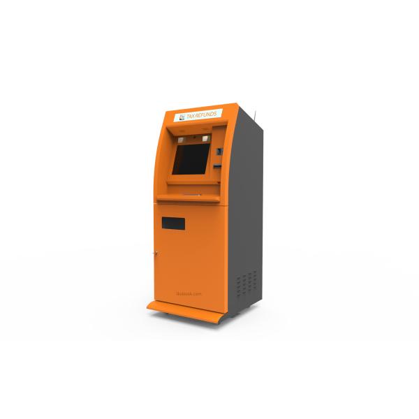 ATM Interactive Bill Payment Kiosk With Bank Card Reader / Cash Dispensser