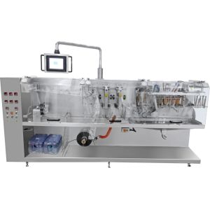 Food Doypack Pouch Packing Machine With Double Vacuum Pump Configuration