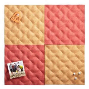 China Personalized Painted Decorative Cork Board 20x20x11.5mm on sale