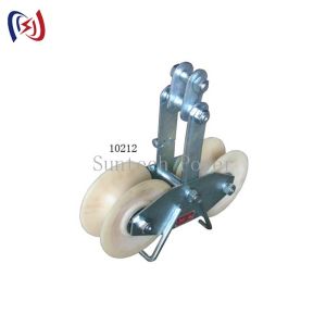 25KN Conductor Stringing Blocks Nylon Sheave Universal Stringing Block