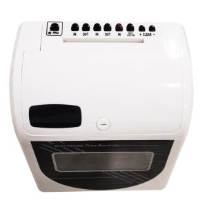 Employee Attendance Digital Time Recorder Desktop Automatic Time Punch Card