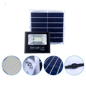 Remote Control 60W Solar Powered House Lights 12000mAh Plastic Housing