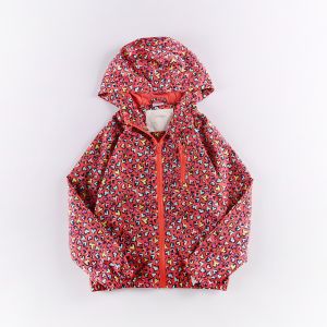 Size 4 6 8 10 12 Girls Print Jacket With Leftover Design