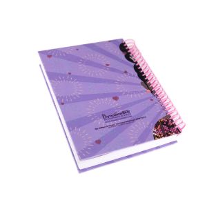 Personalized Spiral Notebook Printing Service Plastic Coil With Pocket
