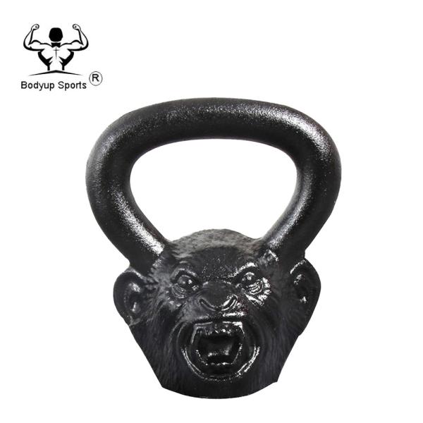 Crossfit Powder Painting Cast Iron Skull Kettlebell / Competition Power Training Skull Kettlebell
