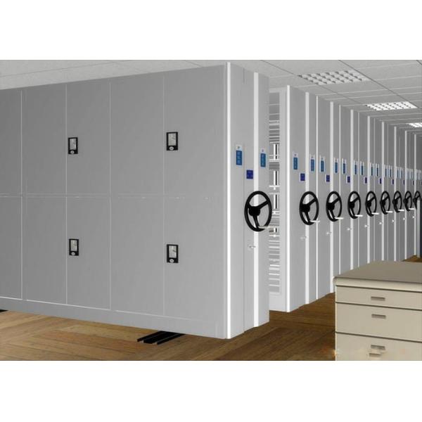 Buy Library Steel High Density Storage Cabinets , Mobile Storage Shelving Systems OEM at wholesale prices