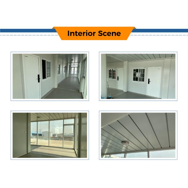 Quick Installation Galvanized Steel Structure Prefab Self Assemble Luxury Villa House for Two Story Flat Pack Container