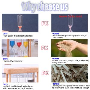 3 4 5 Minute Sand Timer Hourglass Custom Hourglass Timer Free Sample