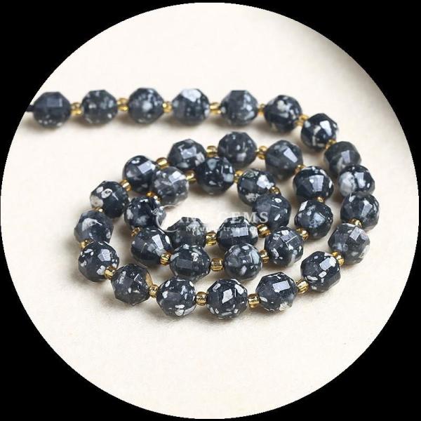 Natural Gemstone Polished Beads Faceted Loose Rhombus Bead for Jewelry Making