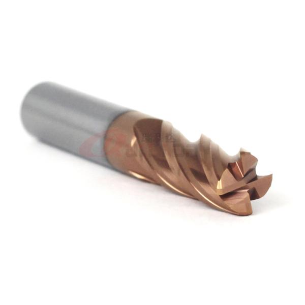 Buy 3/4" 5/8" Metric Corner Rounding End Mill 10mm 1mm HRC55 4 Flutes at wholesale prices
