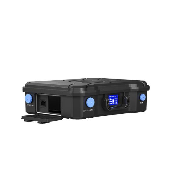 2000W Portable Solar Generator with 1200W Max. PV Charging Power, 1280Wh LiFePO4