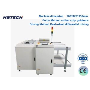 Quality DC24V Chargable 100KG Load Capacity Rubber Strip Automated Guided Vehicles for sale