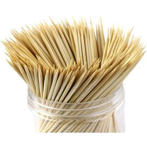 Disposable Bamboo Marshmallow Roasting Sticks 40cm Length 4 - 6mm Diameter