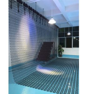 M1 Outdoor SMD LED Mesh Facade IP65 Water Proof Grade Full Color Large Glass