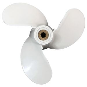 Quality Aluminum Alloy Boat Engine Propeller , Yamaha Boat Props Three Blades for sale