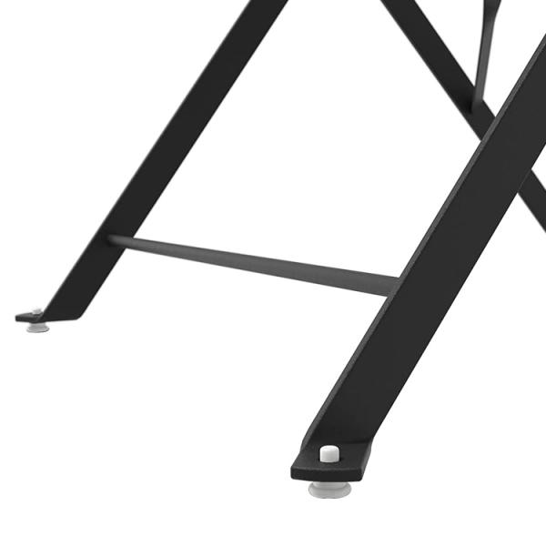 3 Piece Steel Folding Table and Chairs Set Perfect for Outdoor Patio Balcony or Garden