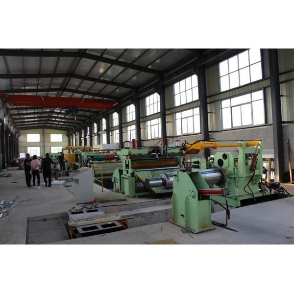 Automatic Steel Slitting Machine For Metal Coil PLC Control