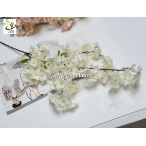 UVG china supplier silk cherry blossom tree branch decor for wedding vase use