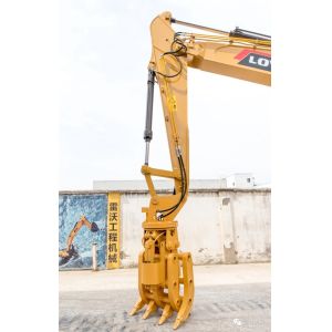 Wheeled Excavator Grapple Attachment WX210 WX185 WX165 Q355b Excavators Rock