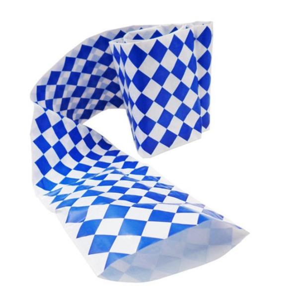 Sausage packaging plastic casing custom brand flexography printing low-cost