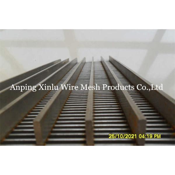 Flat Johnson Wedge Wire Continuous Slot Screen Panel for washing coal filter