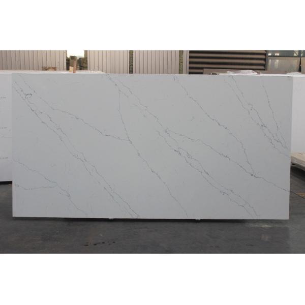 Buy P7106 Black Vein Calacatta Quartz Countertops High Temperature Resistant at wholesale prices