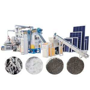Green Energy Solar Panel Recycling Plant For Photovoltaic Panels