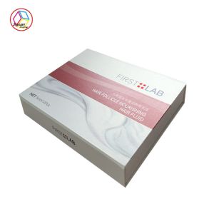 Elegant Chocolate Paper Box Collapsible Shape Plastic Coating Feature