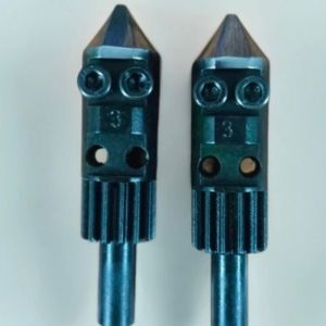 High Speed Precision Durable Black Head Component for Nylon Zipper Forming