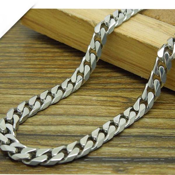 Fashion Titanium Steel 5mm Curb Chain Necklace Korea Style (CE481)