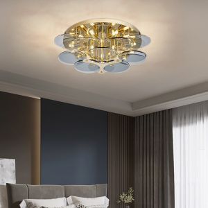 Modern Glass Industrial Retro Household Lamp Living Room chandelier ceiling