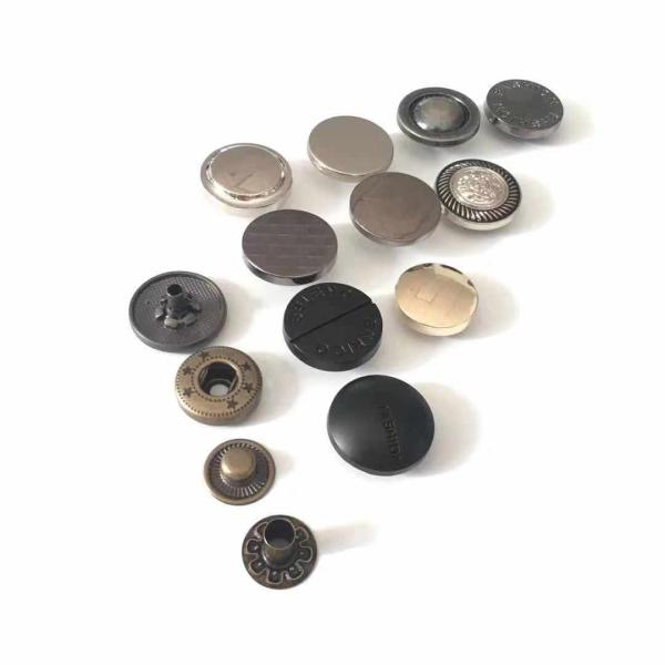 wholesale 17MM zinc alloy snap button cap gun metal button