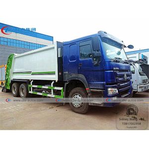 SINOTRUK HOWO 6x4 3 Axles 18m3 Compactor Garbage Truck