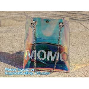 Crossbody Shoulder Messenger Bags Clear PVC Crossbody Bag Waterproof, Shoulder