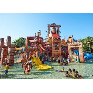 Commercial Safe Aqua Park Equipment Fiberglass Playground Slide